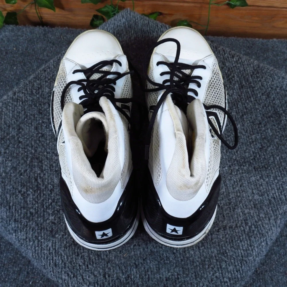 Converse Player Evo‎ Mid Mens Basketball Shoes Size 9 Athletic White Black